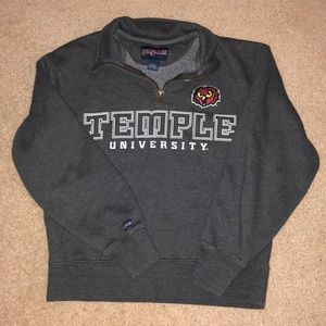 Women’s Temple University quarter zip